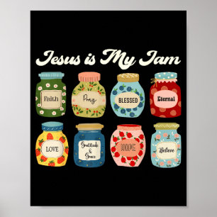 Poster Jesus É Minha Paixão Fé Cristã Religiosa