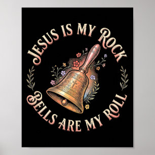 Poster Jesus É Minha Rocha Sininhos São Meu Lance Campain
