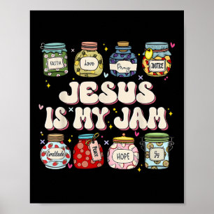 Poster Jesus é o meu Cristo religioso de fé cristã de jam
