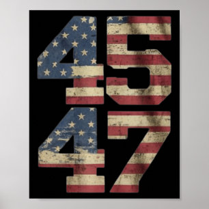 Poster Jesus é o meu salvador é o meu presidente american