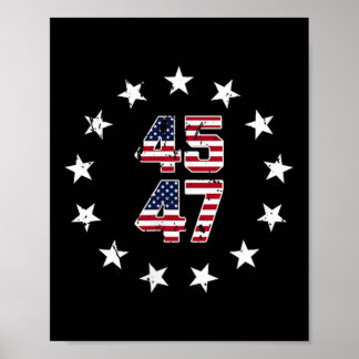 Poster Jesus é o meu salvador é o meu presidente american