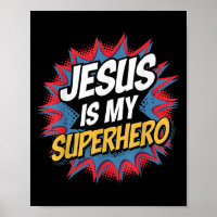 Jesus é o meu super-herói, garoto cristão, meu fil