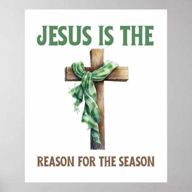 Poster Jesus é o motivo da travessia de Natal da época (Frente)