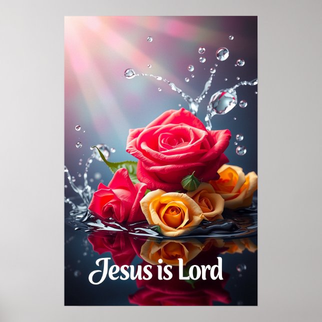 Poster Jesus é Senhor (Frente)