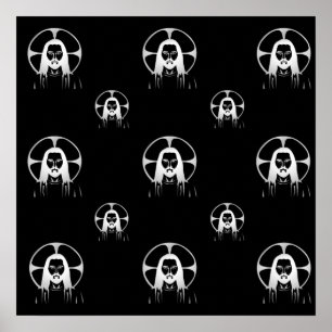 Pôster Jesus em Prata