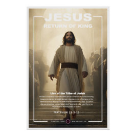 Pôster Jesus - Entrar através das Multidões