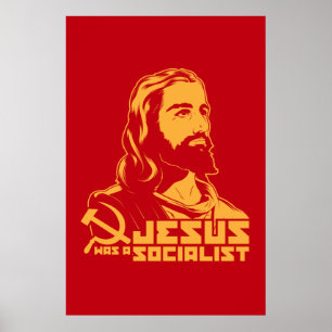Pôster Jesus era socialista