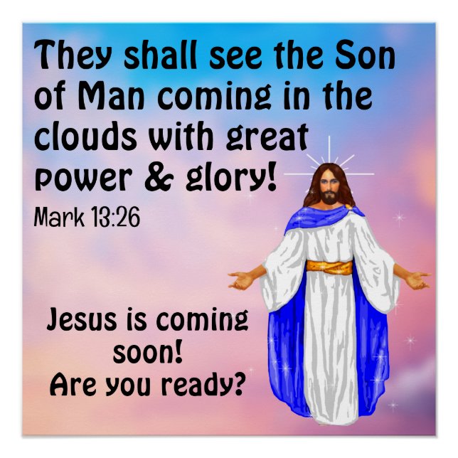 Pôster Jesus está chegando! (Frente)