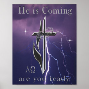 Poster Jesus está vindo