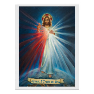 Pôster Jesus, Eu Confio em Ti