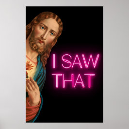 Poster Jesus Eu Vi Esse Meme