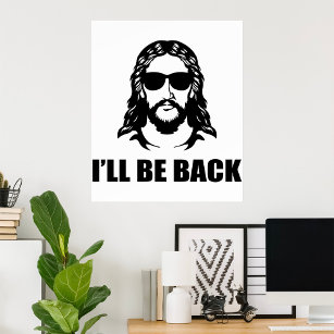 Poster Jesus, eu voltarei
