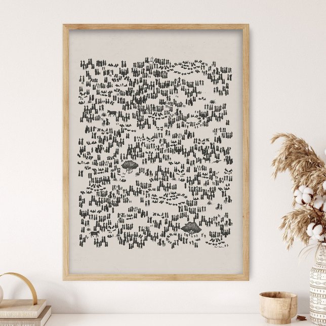 Poster Jesus Feeds the 5000, God Provides, Jesus Art, Bib (Criador carregado)