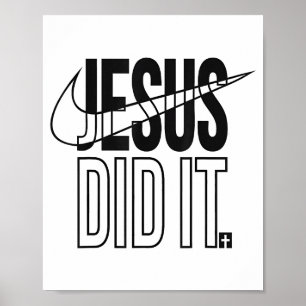 Poster Jesus Fez Cruz Religiosa Cristã