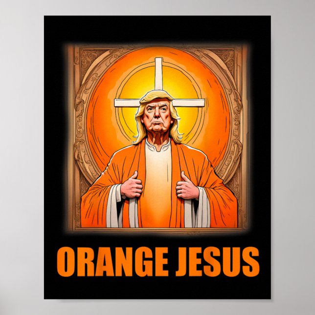 Poster Jesus Funny Trump 1 (Frente)