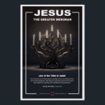 Pôster Jesus - Grande Menorah<br><div class="desc">Jesus - Grande Menorah</div>