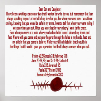 Pôster Jesus' Love Letter