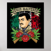 Poster Jesus Malverde Gift Women & Men Jesus Malverde | Zazzle Brasil