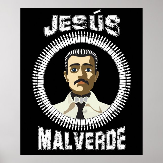 Poster Jesus Malverde Mexicano Hero Gift Jesus Malverde (Frente)