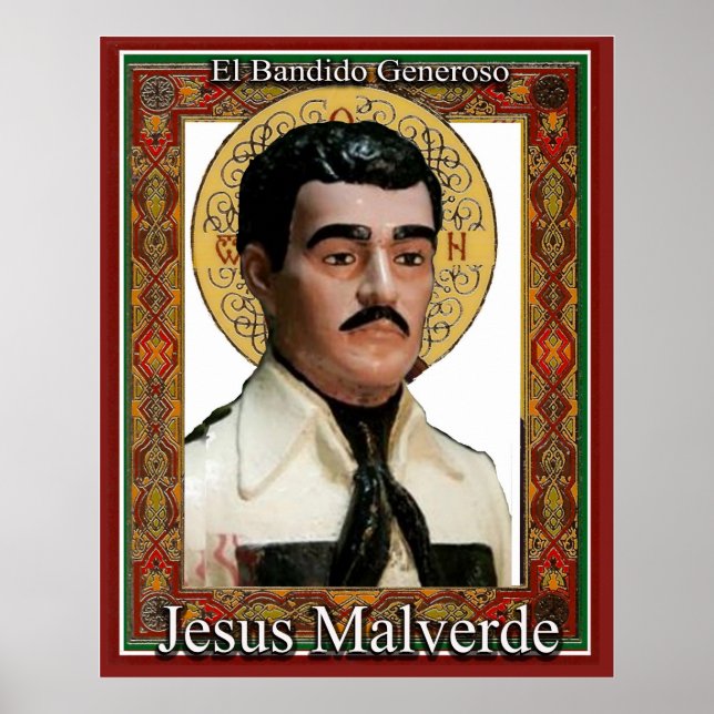 Pôster Jesus Malverde O Generoso Bandido (Frente)