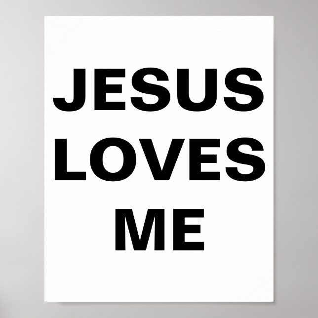 Poster Jesus me ama (Frente)