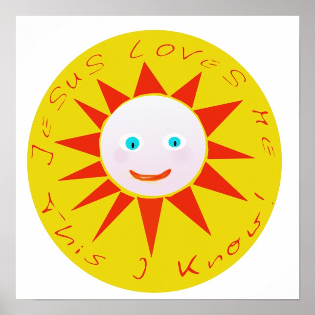 Pôster Jesus me ama (Frente)