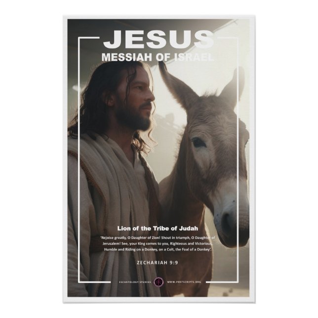 Pôster Jesus - Messias de Israel (Frente)