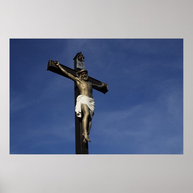 Poster Jesus Na Cruz (Frente)