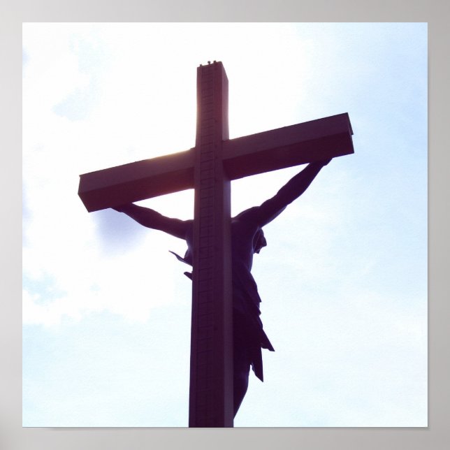 Poster jesus na cruz (Frente)