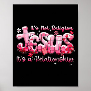 Poster Jesus Não É Disco Religioso de São Valentim