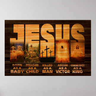 Poster Jesus Nascer Como Um Bebê Cristo Como Rei Do Homem