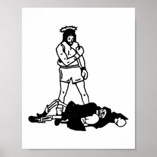 Poster Jesus Naufragou Ceifador X Jesus Conquista Morte