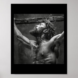 Poster Jesus Negro, Cristianismo, Igreja, Cristo, Jesus