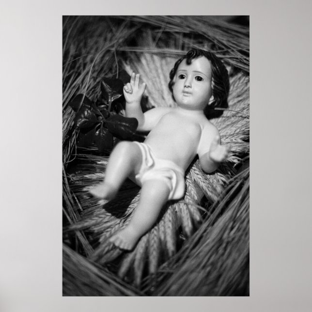 Pôster Jesus no berço (Frente)