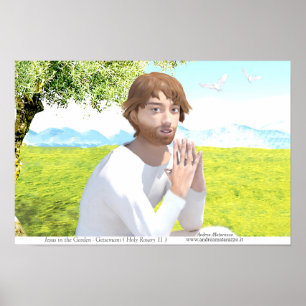 Poster Jesus no Jardim (Getsemani)