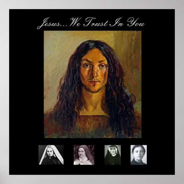 Poster Jesus... Nós Confiamos Em Você (Frente)