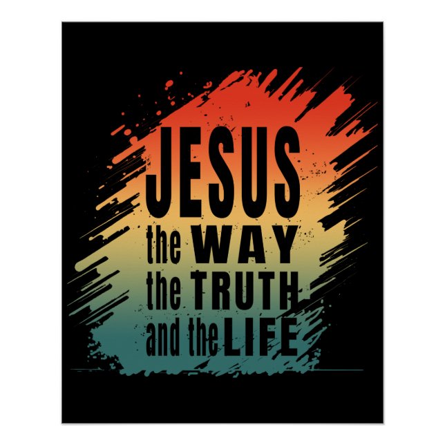 PÔSTER JESUS O CAMINHO A VERDADE E A VIDA (Frente)