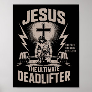 Poster Jesus O Levantador de Peso Defunto Definitivo Cami