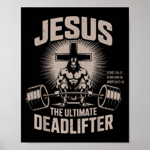 Poster Jesus O Levantador de Peso Defunto Definitivo Garo