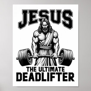 Poster Jesus, O Último Trabalho Cristão Engraçado Do Dead