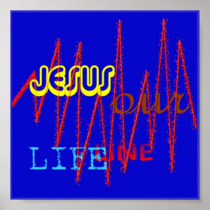 Poster JESUS our LIFE LINE