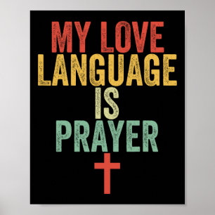 Poster Jesus Páscoa Cristã Camisa Minha Língua De Amor É