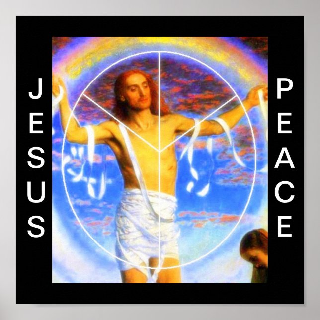 PÔSTER JESUS PEACE (Frente)