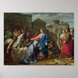 Poster Jesus que Resurrecting o filho da viúva de Naim