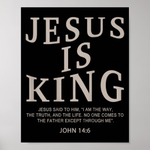 Poster Jesus Rei Cristão Homens Juventude Deus Bom Filho