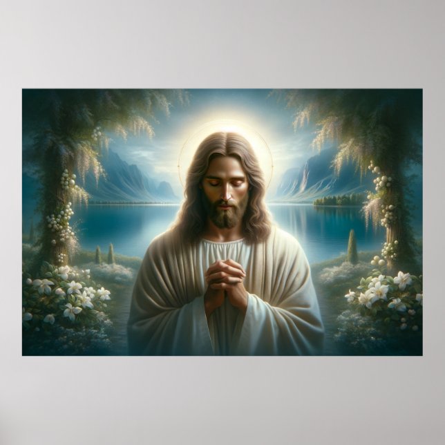 Poster Jesus Rezando (Frente)