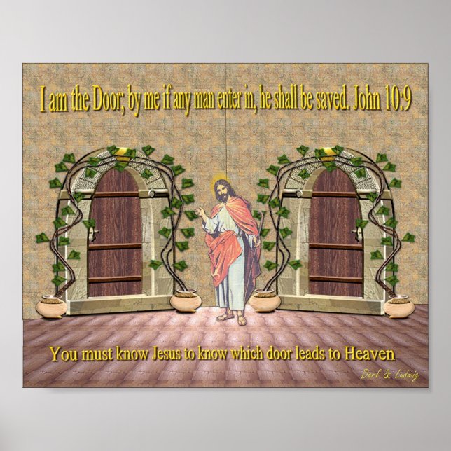 Poster Jesus Salva (Frente)