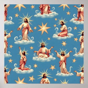 Poster Jesus sem rumo Religião Padrão Oferece Cristianism