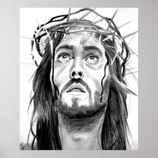 Pôster Jesus Sketch