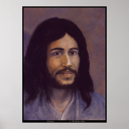 Poster Jesus sorridente, imagem de Jesus judeu